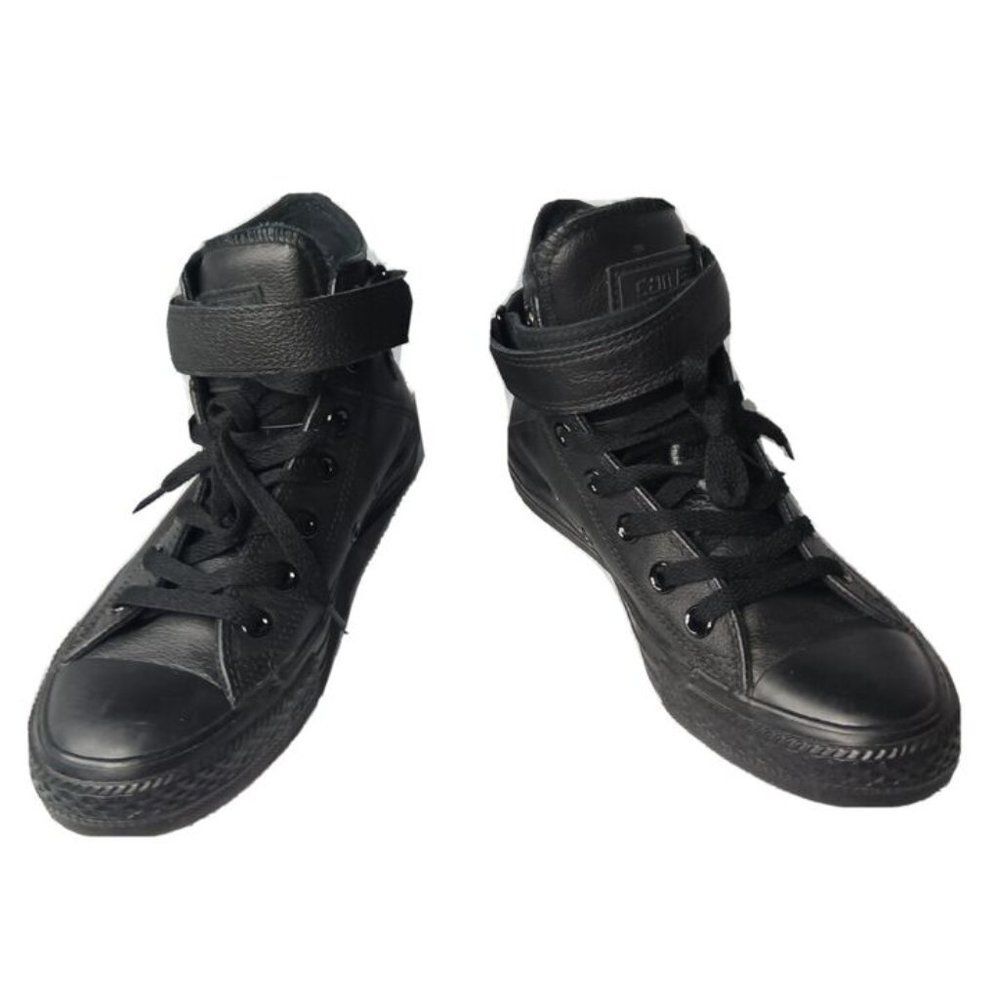 Converse Chuck Taylor Brea Hi Shoes Women's Size 6 Sneakers Black Leather - Picture 6 of 8